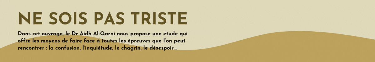 Ne soit pas triste